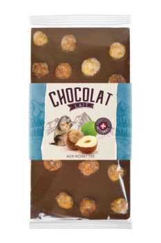 Tablette Chocolat Lait Noisettes Marmotte