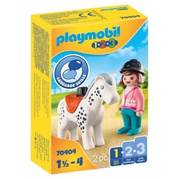 Playmobil 123 - Cavalier à cheval