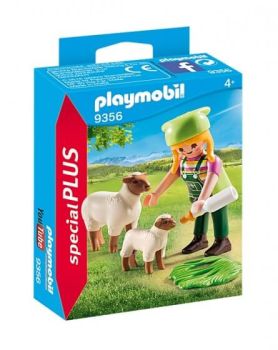 Playmobil Fermière et ses moutons
