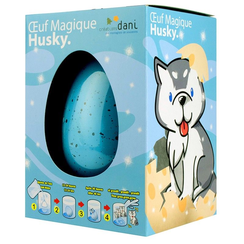 Oeuf magique Husky Dani Créations
