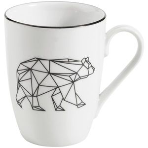 Table & Cook mug dejeuner ours origami 31 cl