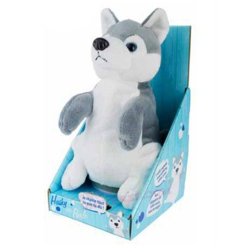 Peluche Husky qui parle