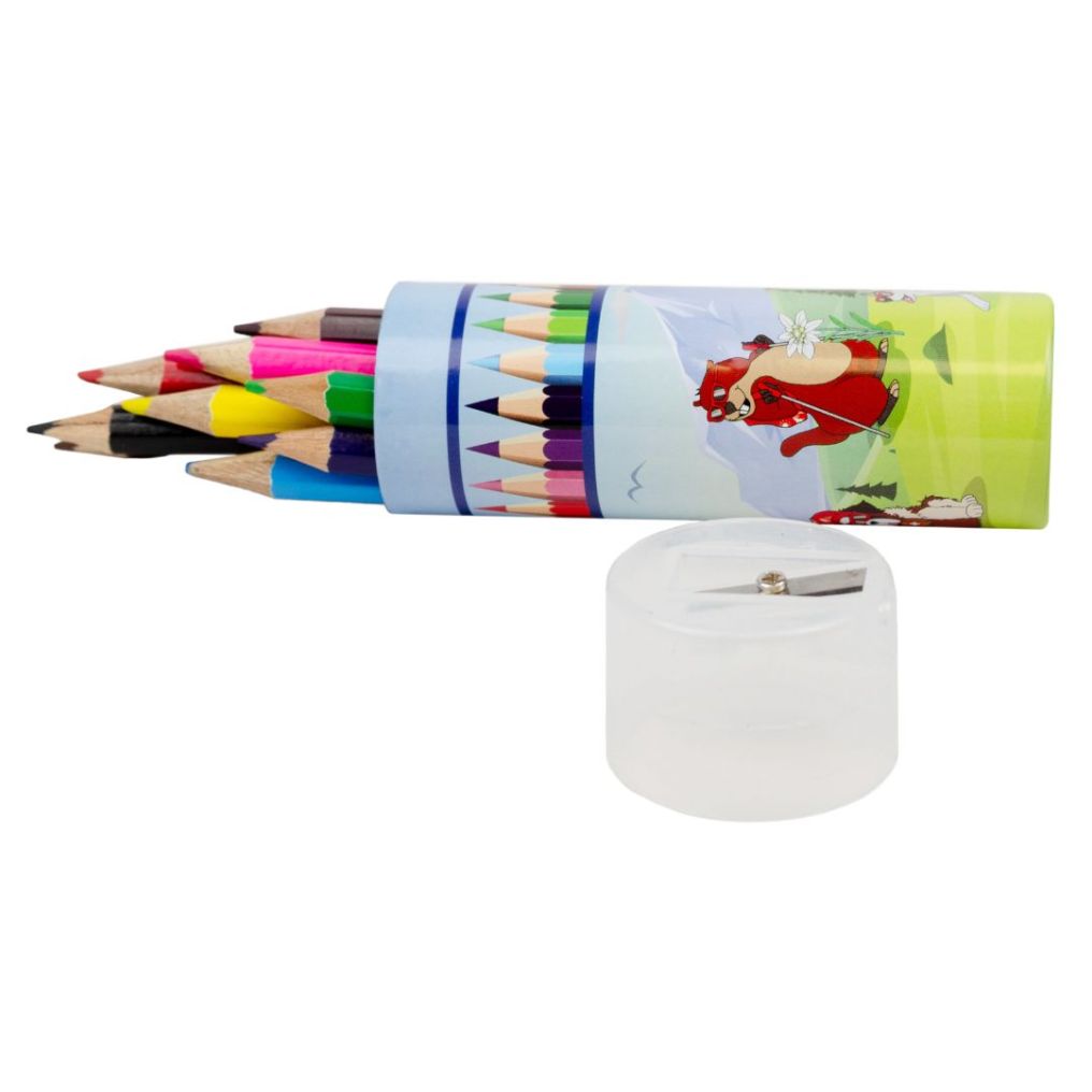 Boite crayons de couleurs été de chez Dani Créations