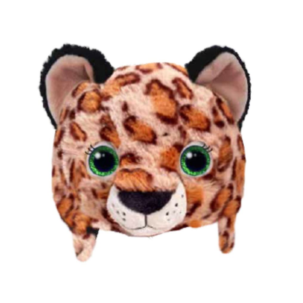 Couvre casque peluche Léopard