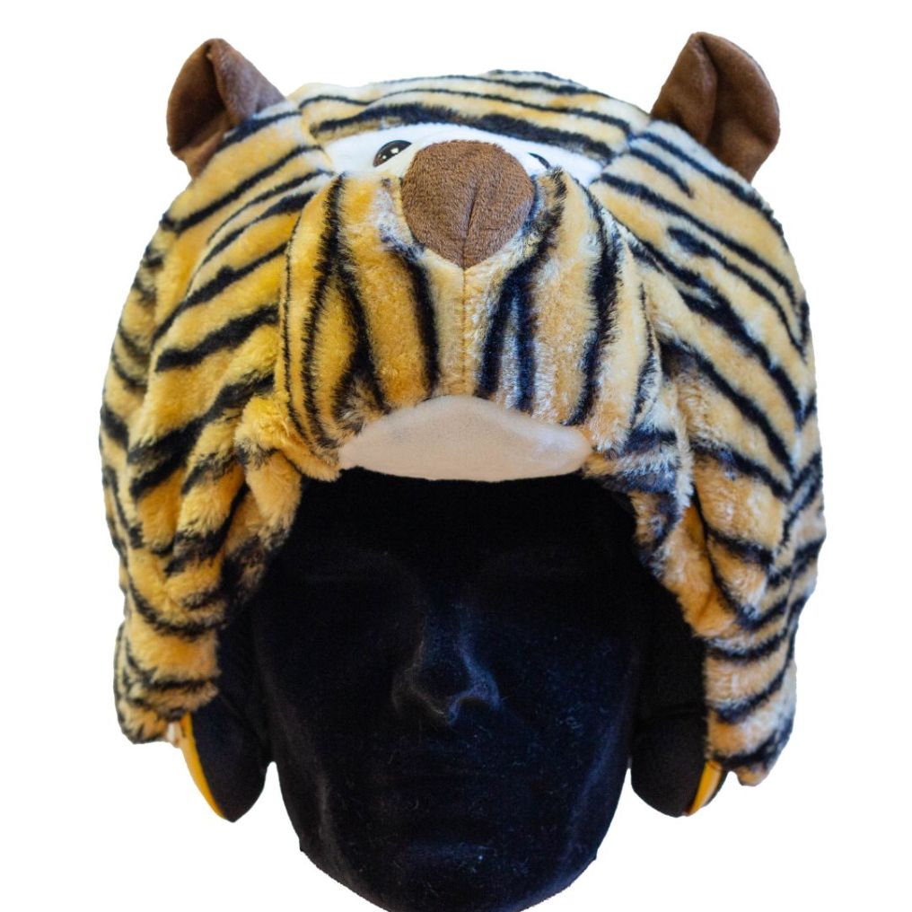 Couvre casque de ski Peluche tigre