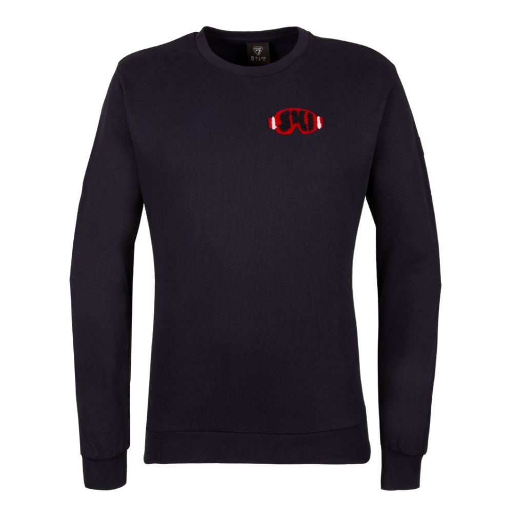 Sweat homme Roches v2 marine de chez Degré 7