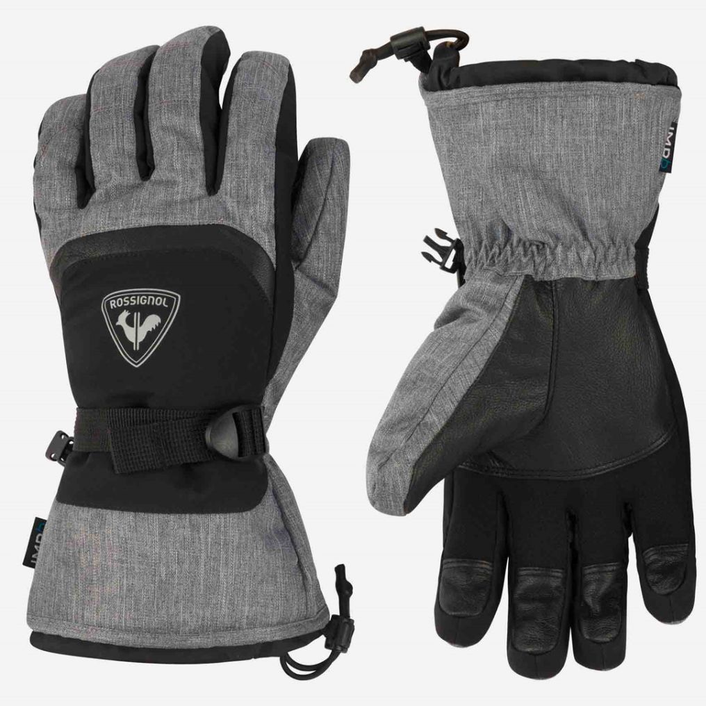 Gant de ski homme Rossignol Type impr Gris