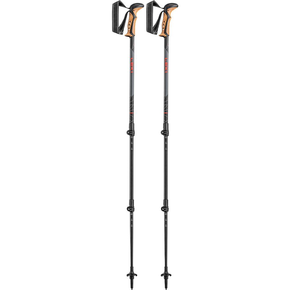 Leki Khumbu Noir Mat Orange