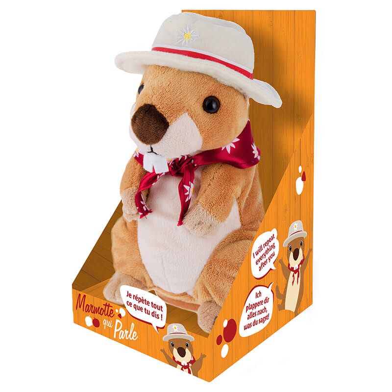 Peluche Marmotte qui parle