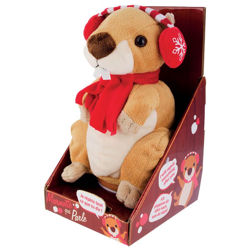 Peluche Marmotte qui parle