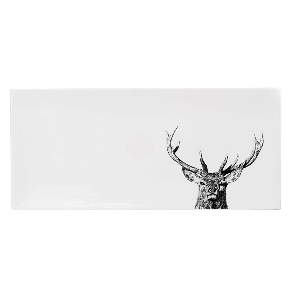 Grand plateau cerf Little weaver art