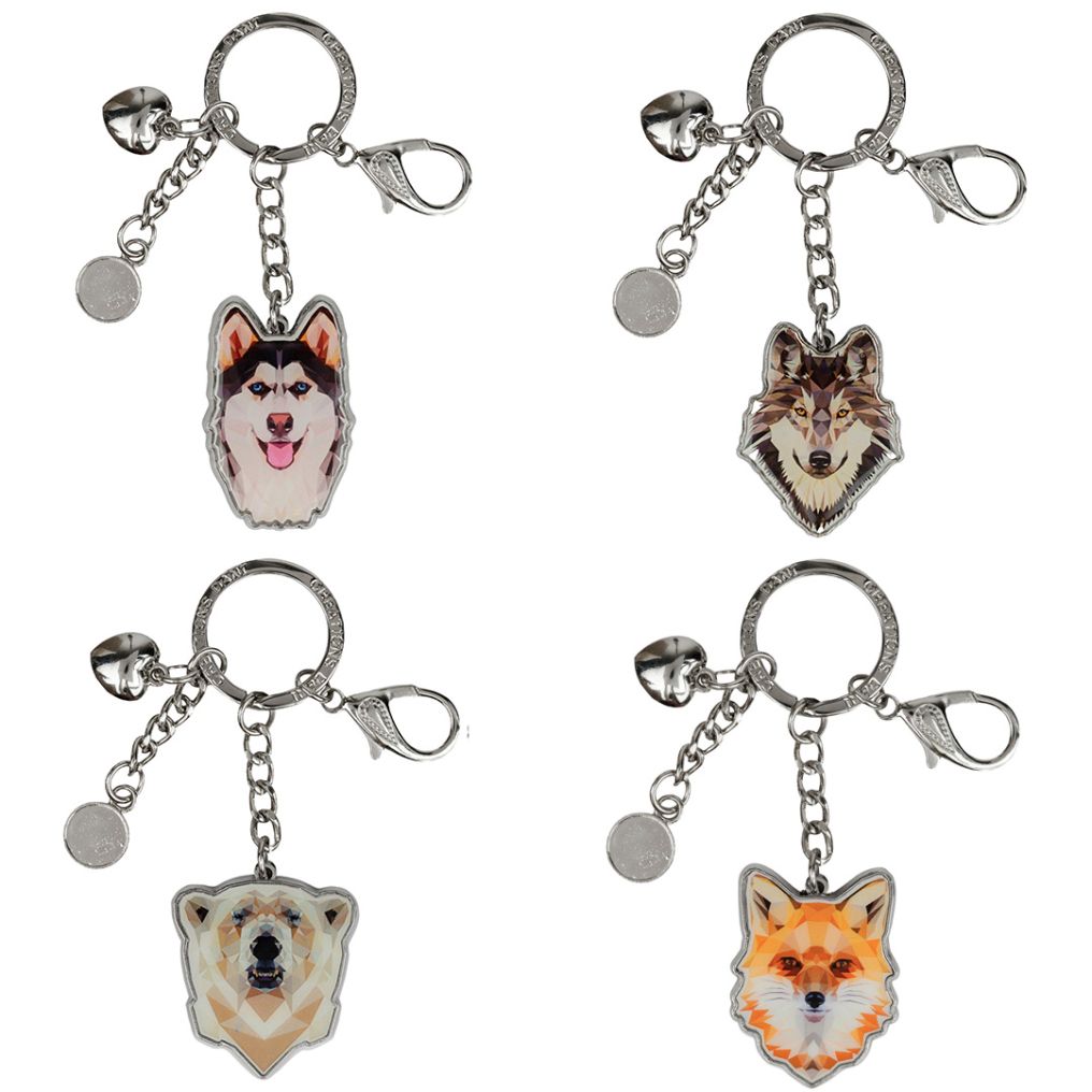 Porte-clés Animaux Polygonaux Dani Créations
