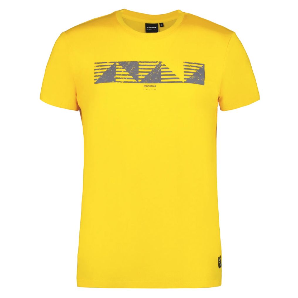 T shirt homme icepeak allenton jaune