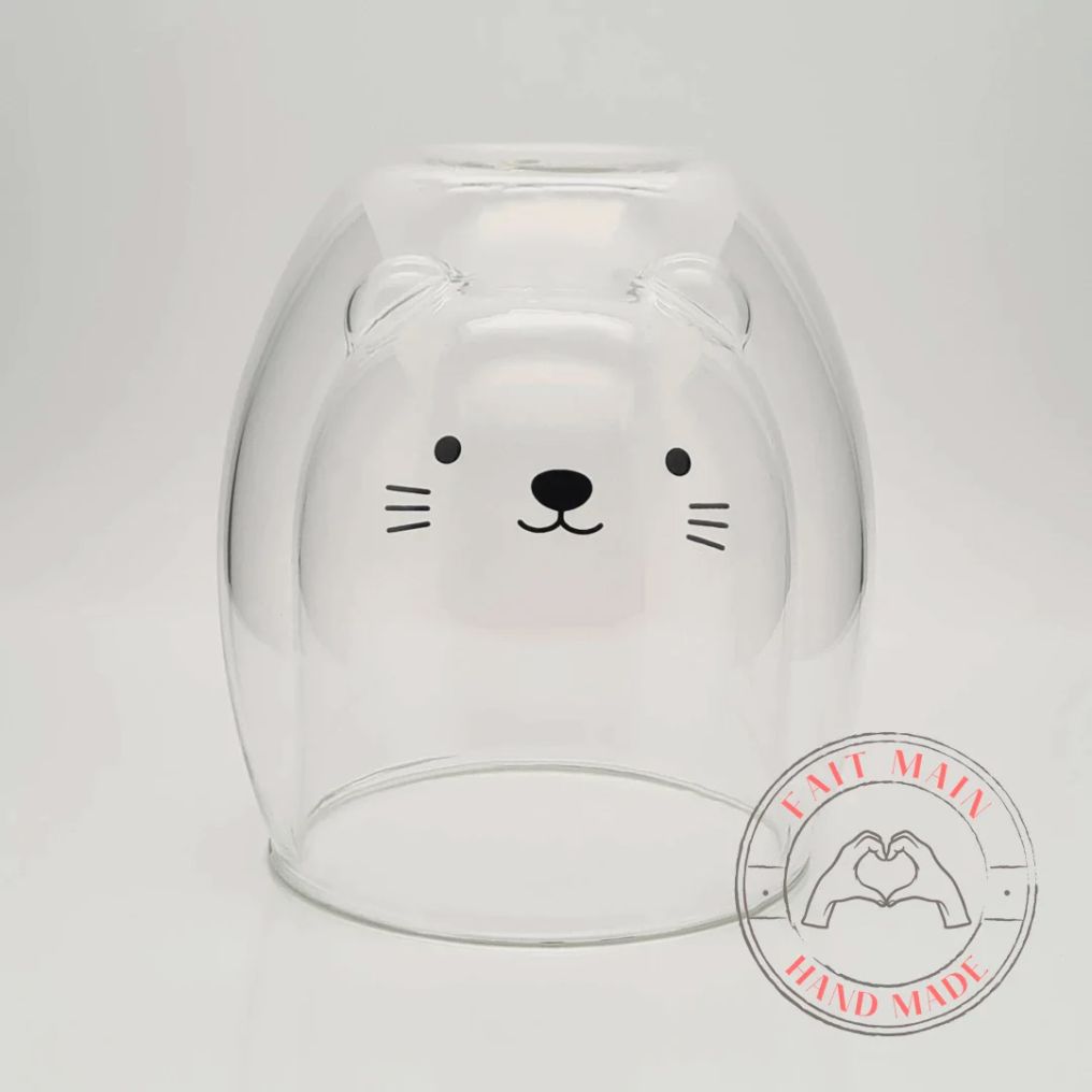 Verre MA PETITE TASSE Gribouille le chat