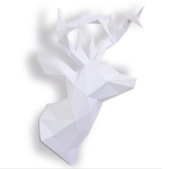 Agent Paper Tête de cerf à construire Origami 3D