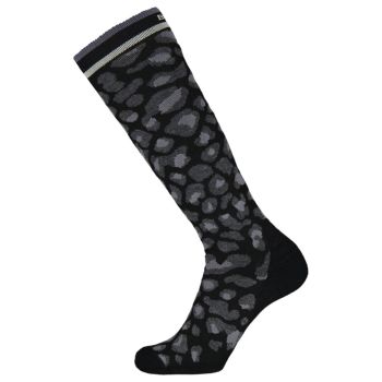 Chaussettes de ski femme motif léopard