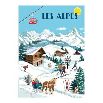Cahier Les Alpes de Cartes d'Art
