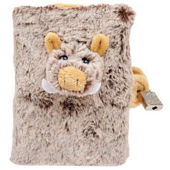 Carnet Secret Peluche Sanglier dani créations