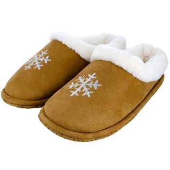 Mules chaussons flocons