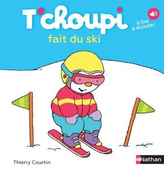 Livre T'choupi fait du ski