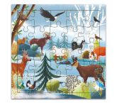Carte Puzzle Les Animaux de la montagne Cartes d'Art