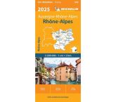 Carte routière régionale Rhône-Alpes