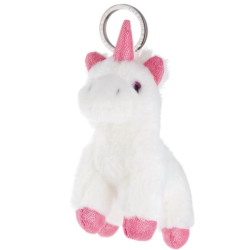 Porte Clefs Peluche Licorne