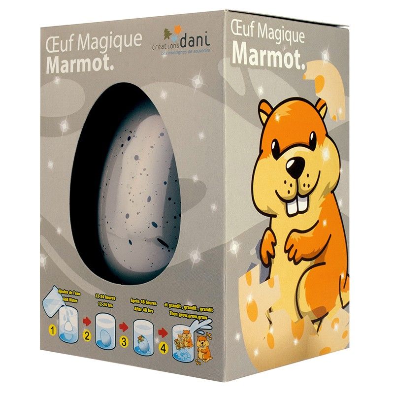 Oeuf magique Marmotte Dani Créations