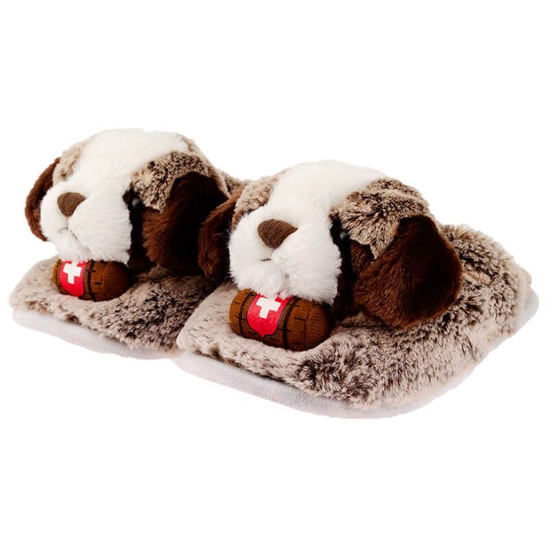 Chaussons Peluche Saint bernard Dani créations