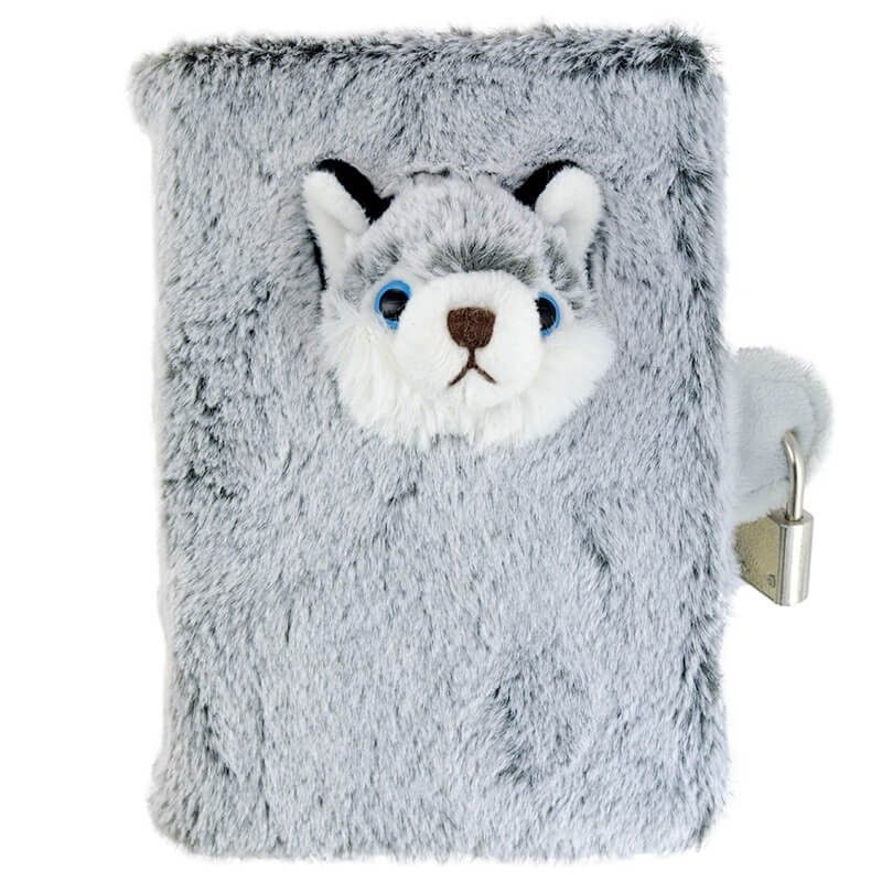 Carnet secret Peluche Husky