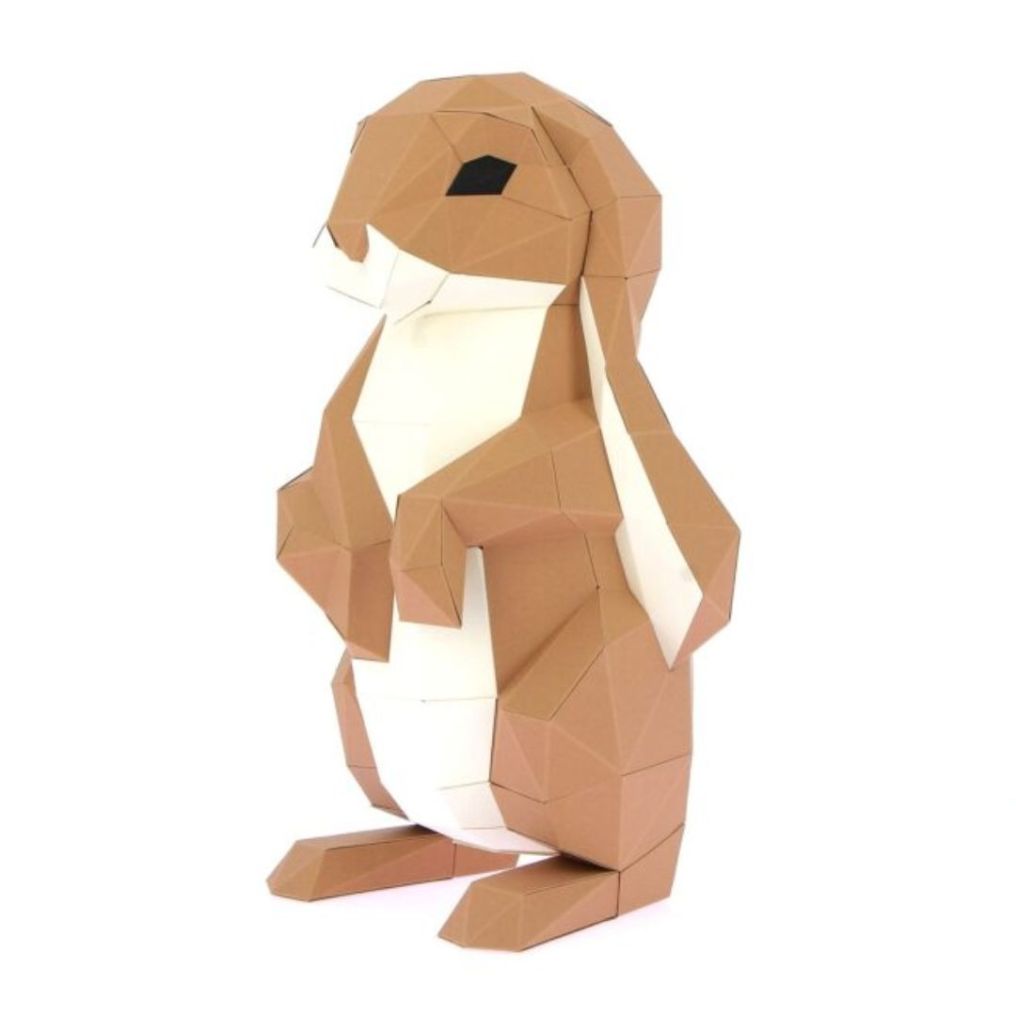 agent-paper-lapin-debout-3d-a-construire
