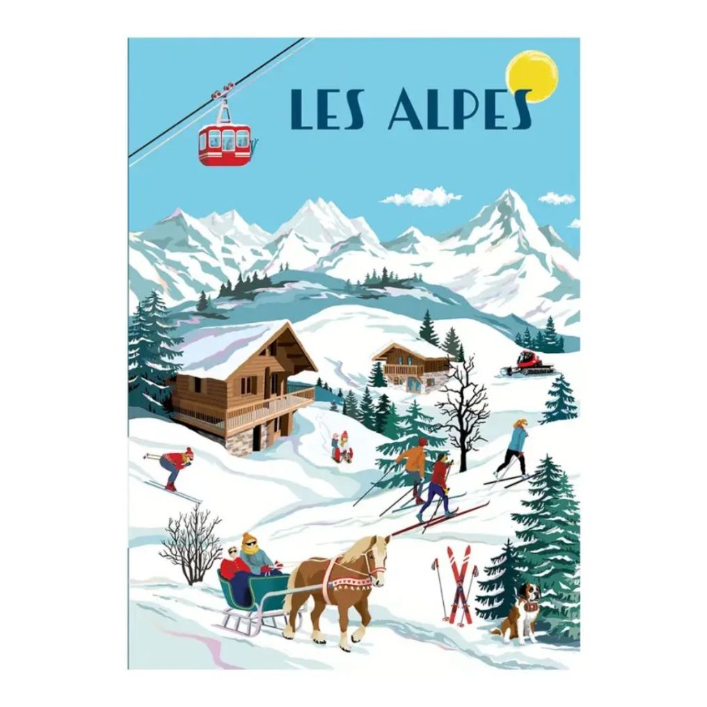 Cahier Les Alpes de Cartes d'Art