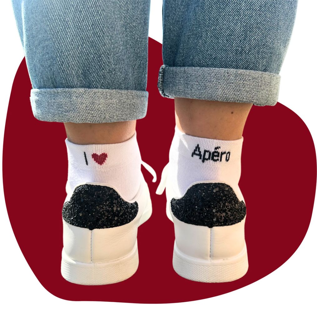 Chaussettes KLAK I love Apéro