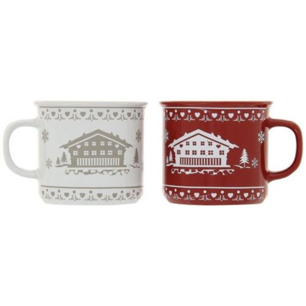 Coffret 2 mugs chalet Changsha happy go product
