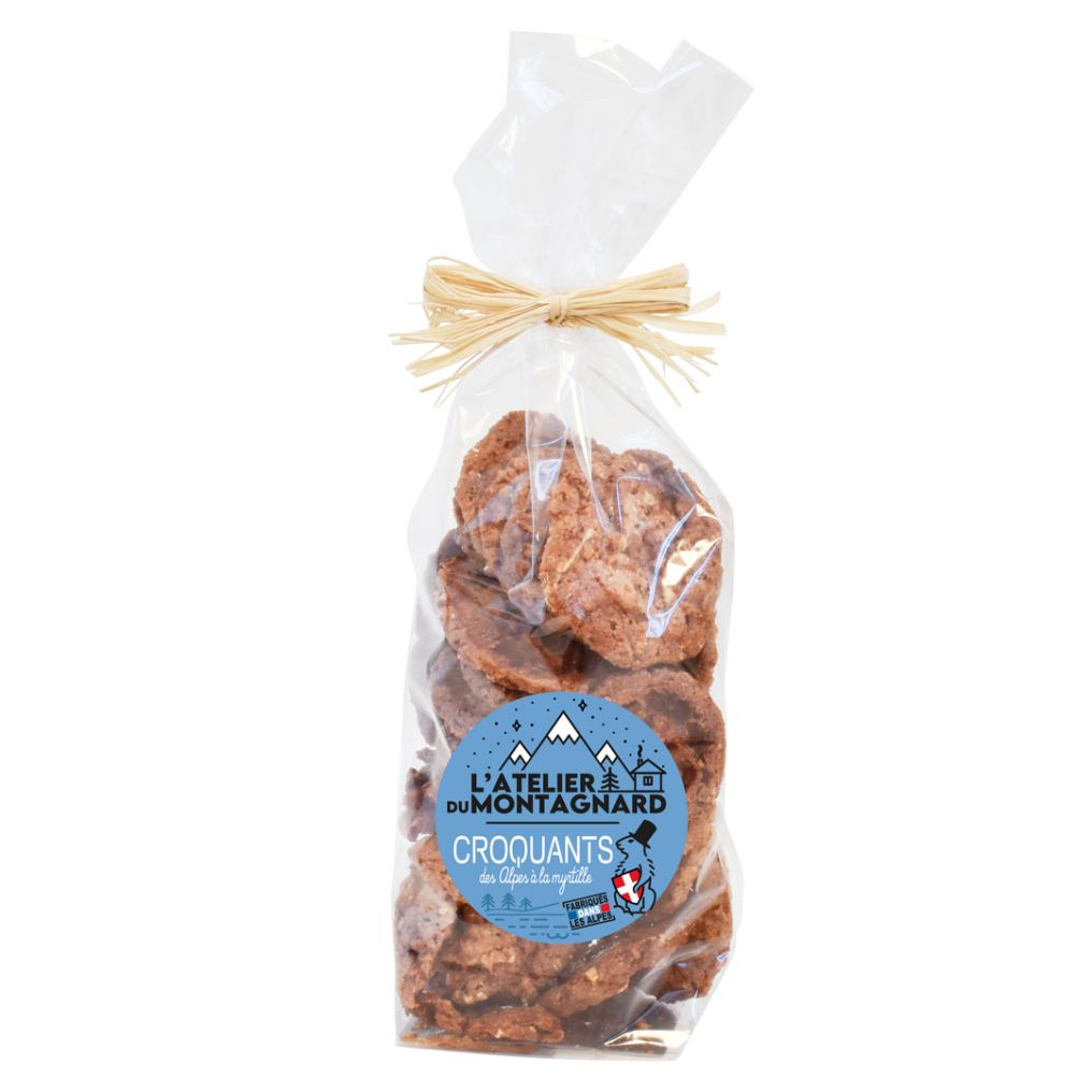 Sachet Croquants des Alpes à la myrtille