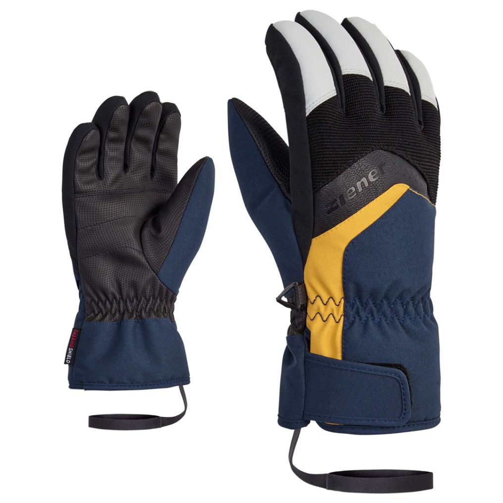 ZIENER LABINO AS glove junior, dark navy