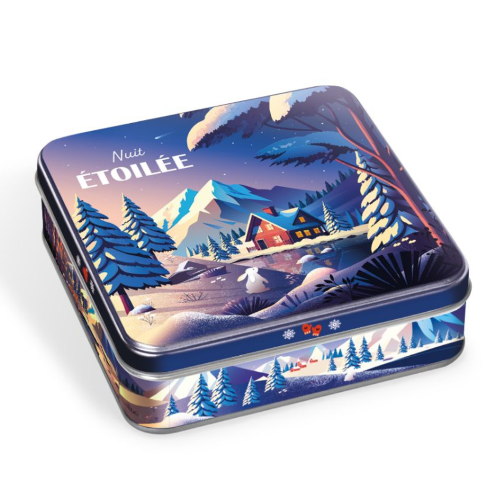 Boite nuit étoilée sablés au beurre des Alpes