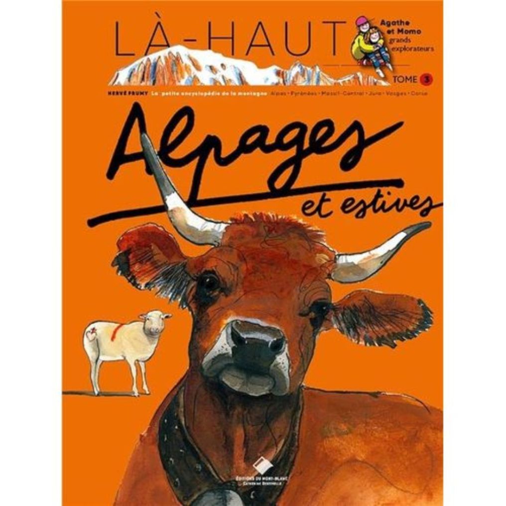Livre pour enfants là-haut alpages