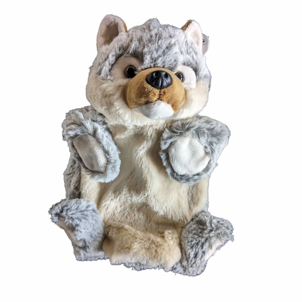 Peluche marionnette Loup Dani Creations