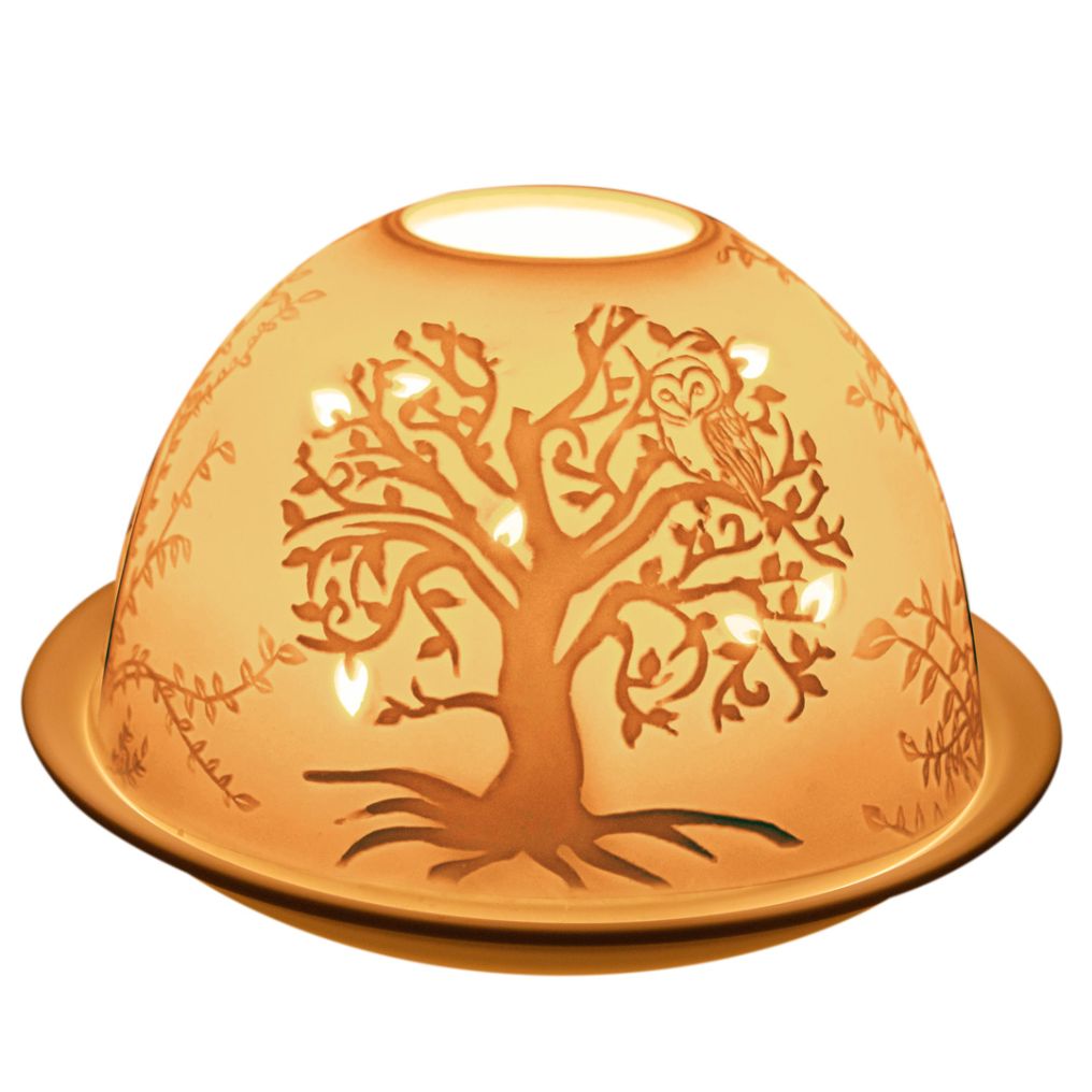 Dome en porcelaine Arbre de vie Arbre de vie