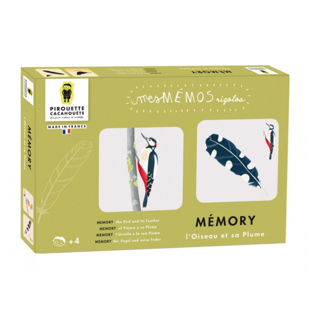 Jeu Mémo Oiseaux Pirouette Cacahouète
