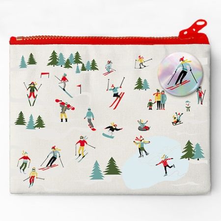 Porte Monnaie Montagne Carte d'Art