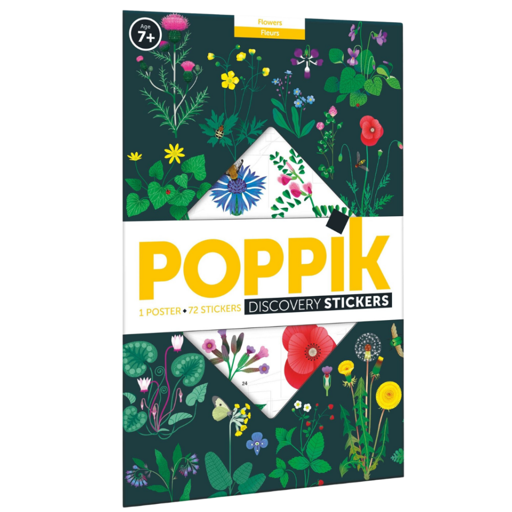 Poster à stickers pédagogique Botanic