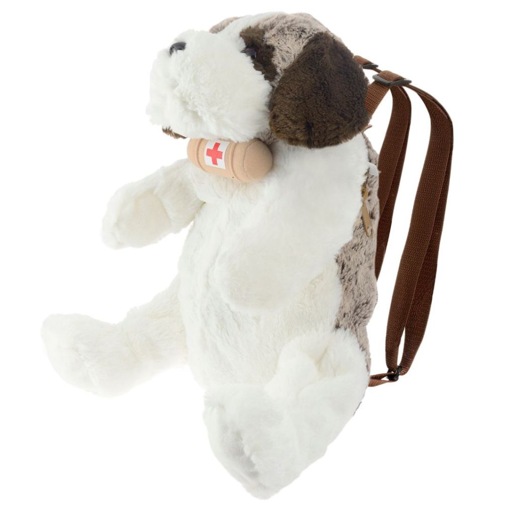 Sac à dos peluche Saint Bernard de chez Dani Créations