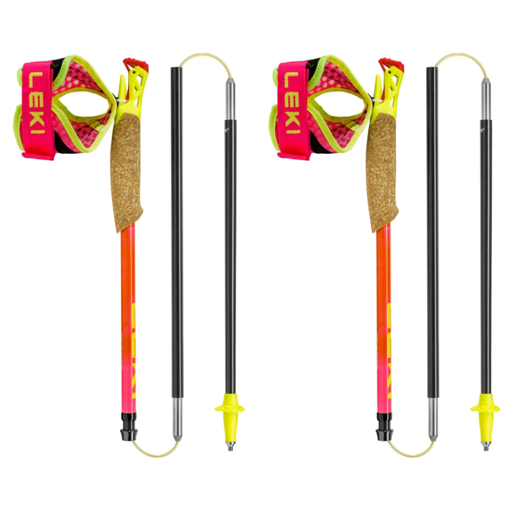 Bâton Leki Ultratrail FX One Superlite Pink plié