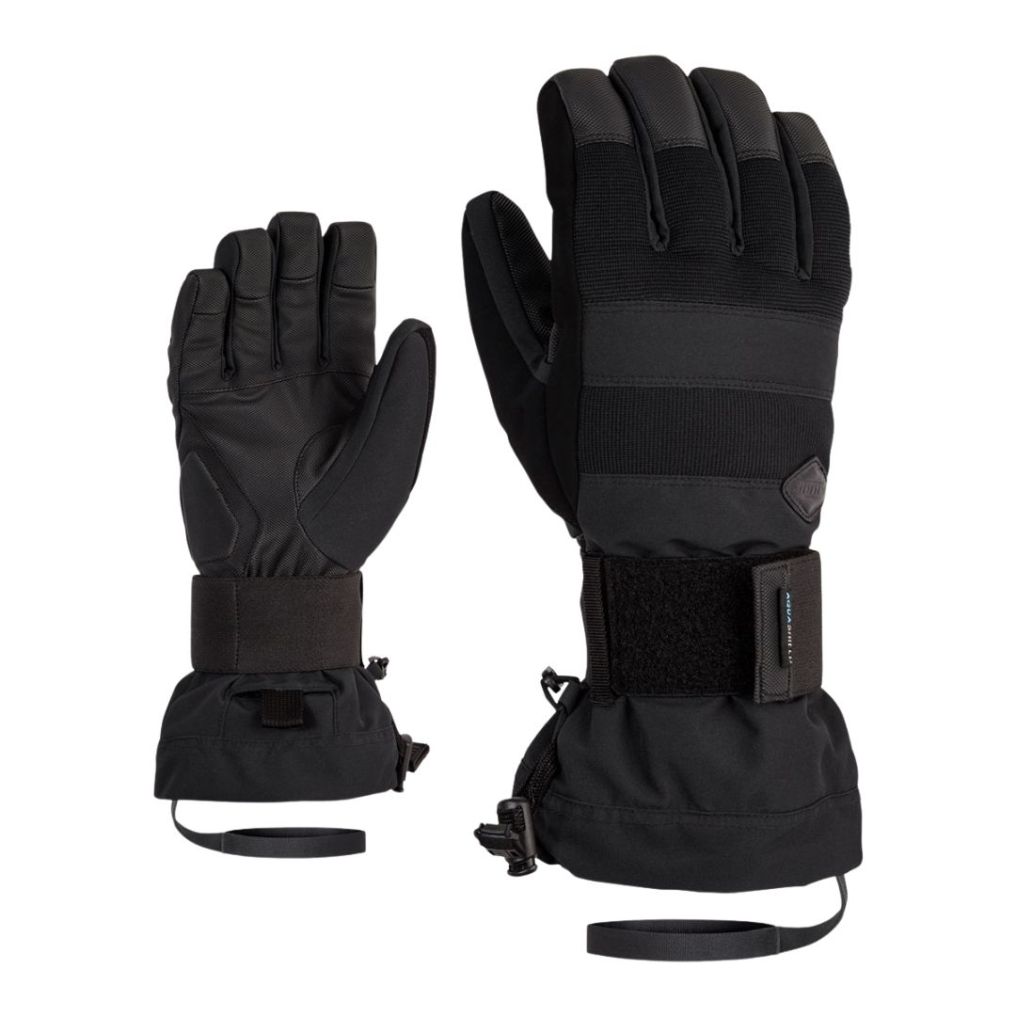 Gants snowboard pour homme Ziener Milo noir