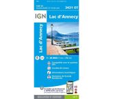 Carte IGN Lac d'Annecy